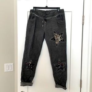 Venti6 gray distressed jeans